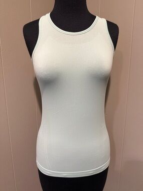 B40 Athleta Girl Medium/8-10 Mint Seamless High-Neck Performance Tank